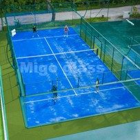 Kaca berkualiti tinggi untuk gelanggang padel